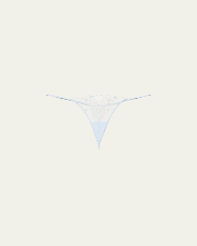 Mathilde Embroidered G-String
